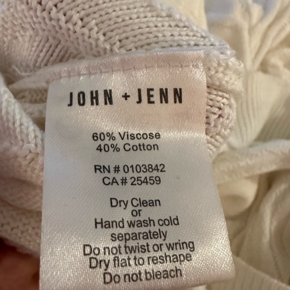 John + Jenn ivory knit size S - Picture 6 of 7